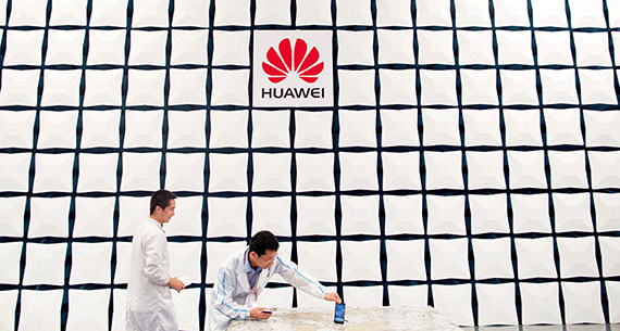 The product laboratory of Huawei Technologies in Shenzhen