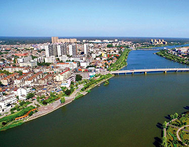 A bird's eye view of beautiful Bozhou