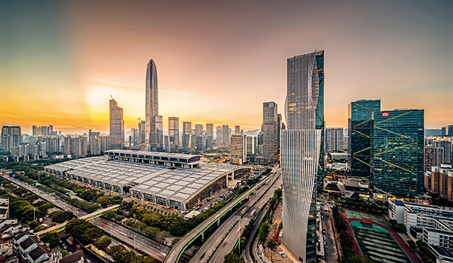 The Central Business District of Futian District, Shenzhen.(LUO HAIMING)