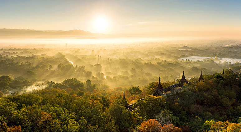 A view of Mandalay, Myanmar. (SANTI SUKARNJANAPRAI)